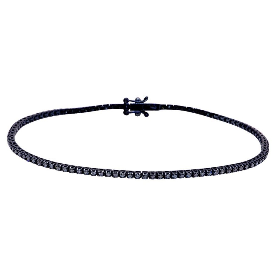 Classici Con Diamanti Naturali ALFIERI & ST. JOHN | Bracciale Tennis In Oro Con Diamanti Ct. 0,85