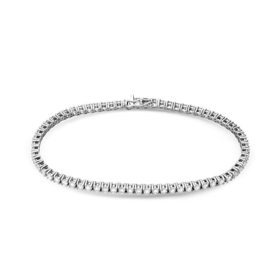 Classici Con Diamanti Naturali ALFIERI & ST. JOHN | Bracciale Tennis Con Diamanti