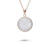 Gioielli BRONZALLURE | Collana Lunga Disco Pave