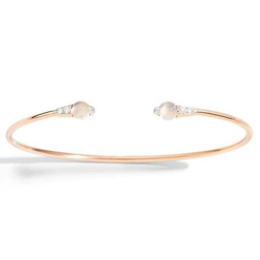 Gioielli POMELLATO | Bracciale Pomellato M'Ama Non M'Ama In Oro E Diamanti Ct 0,08