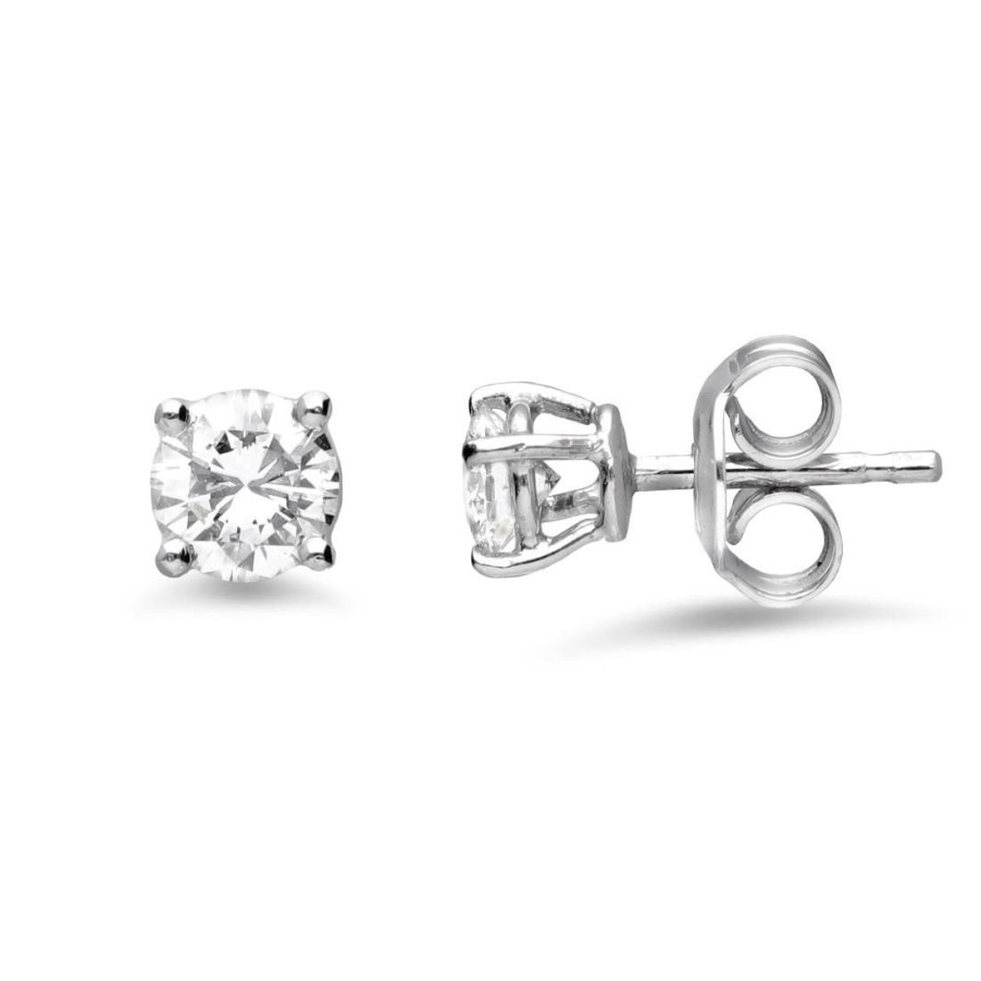 Classici Con Diamanti Naturali ALFIERI & ST. JOHN | Orecchini Punto Luce Con Diamanti Ct. 0,80