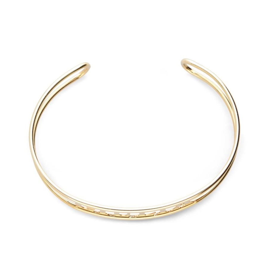 Gioielli ORO&CO | Bracciale Semirigido In Oro Giallo 18Kt Con Nome