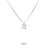 Classici Con Diamanti Naturali ALFIERI & ST. JOHN | Collana Punto Luce In Oro Con Diamanti Ct 0,10