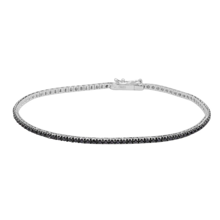 Classici Con Diamanti Naturali ALFIERI & ST. JOHN | Bracciale Tennis In Oro Con Diamanti Ct. 1,65