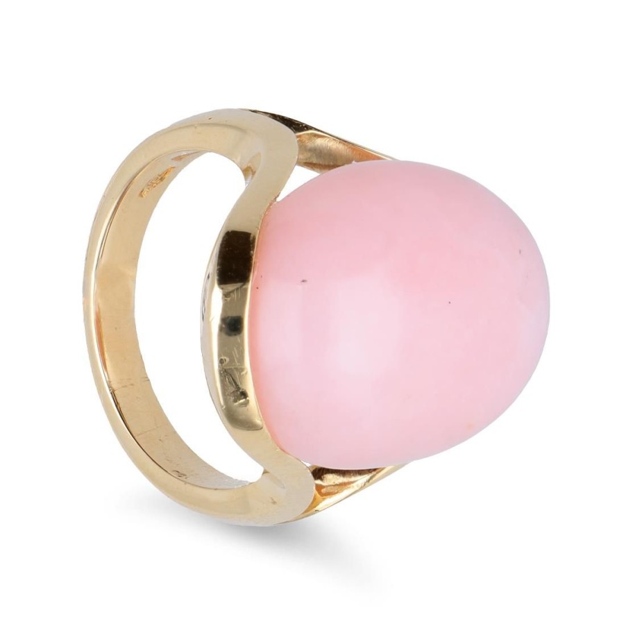 Gioielli STANOPPI | Anello In Oro Giallocon Opale Rosa