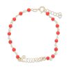 Gioielli ORO&CO | Bracciale Bimbi In Oro Giallo 18Kt Con Nome