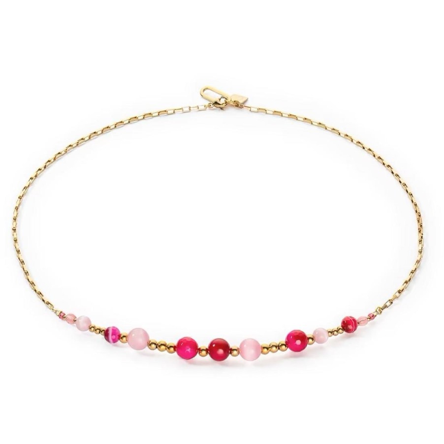 Gioielli COEUR DE LION | Collana Candy Con Sfere Rosa