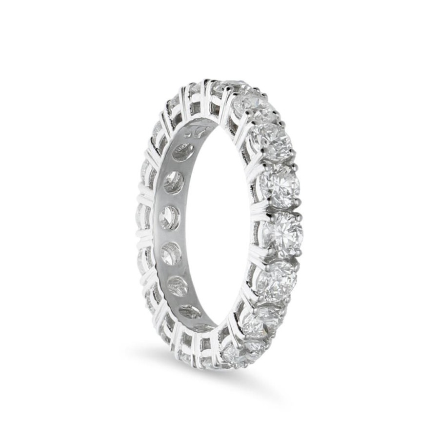 Classici Con Diamanti Naturali ALFIERI & ST. JOHN | Anello Eternity In Oro E Diamanti Ct. 2,34