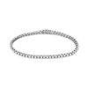 Classici Con Diamanti Naturali ALFIERI & ST. JOHN | Bracciale Tennis In Oro Bianco Con Diamanti Ct.5,36