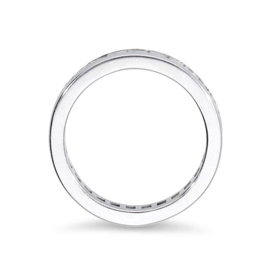 Classici Con Diamanti Naturali ALFIERI & ST. JOHN | Anello Eternity Con Diamanti Carre Ct. 2,37