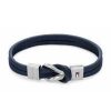 Gioielli TOMMY HILFIGER | Bracciale Uomo In Pelle Blu