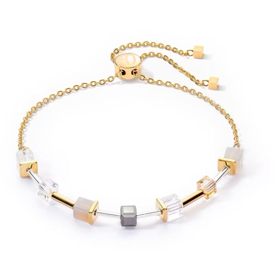 Gioielli COEUR DE LION | Bracciale Geocube Avventurina Rosa