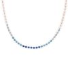 Gioielli CUORI MILANO | Collana In Argento Blue Mermaid Con Zirconi Colorati Misura 43Cm