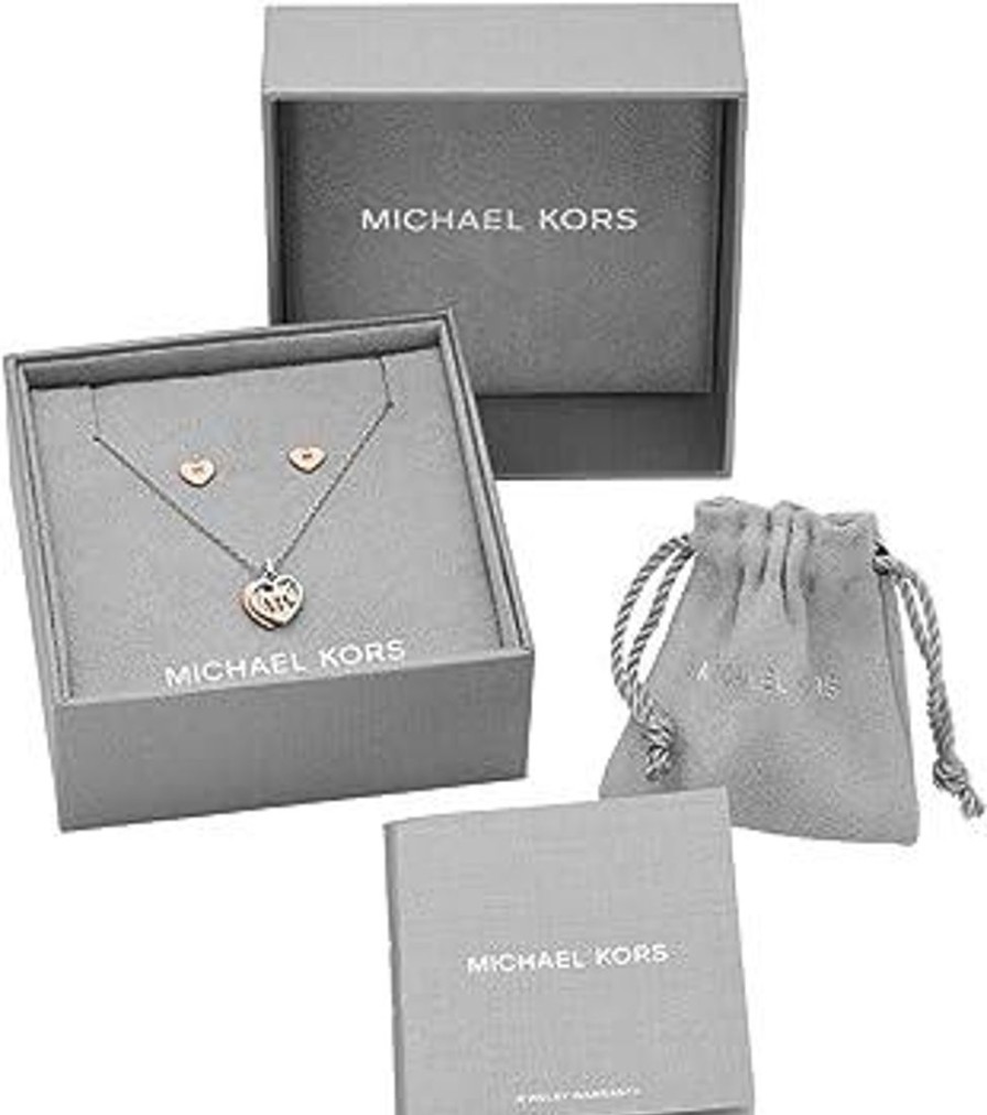 Gioielli MICHAEL KORS | Collana E Orecchini In Argento Michael Kors Boxed Gifting