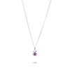 Gioielli ORO&CO 925 | Collana Con Charm Orsetto E Zircone Rosa