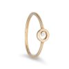 Gioielli ORO&CO | Anello In Oro Con Cerchio Con Diamantino Ct 0,008