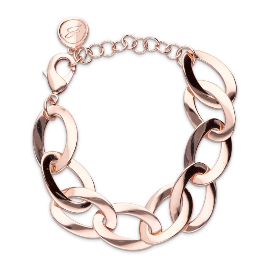 Gioielli BRONZALLURE | Bracciale Catena Grumetta Allungata