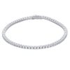 Classici Con Diamanti Naturali ALFIERI & ST. JOHN | Bracciale Teinnis In Oro E Diamanti Ct. 2,93