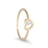 Gioielli ORO&CO | Anello In Oro Con Cuore Con Diamantino Ct 0,008