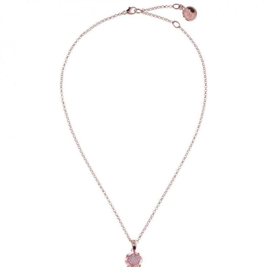 Gioielli BRONZALLURE | Collana Con Pendente Con Pietra Naturale