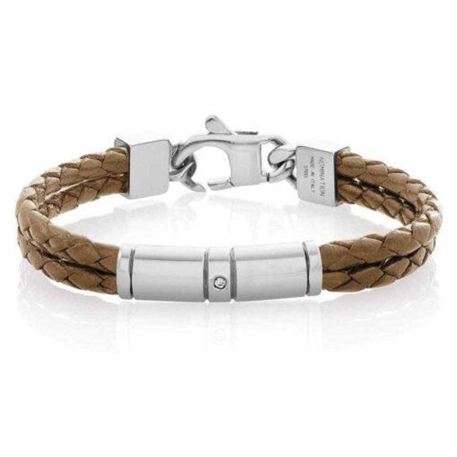 Gioielli NOMINATION | Bracciale Da Uomo Tribe In Acciaio