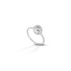 Gioielli KULTO 925 | Anello Donna In Argento Con Sfera