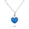 Gioielli ALFIERI & ST. JOHN 925 | Collana In Argento Con Cuore Grande Blu