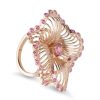 Gioielli STANOPPI | Anello In Oro Rosa Con Pietre Tormaline Rosa