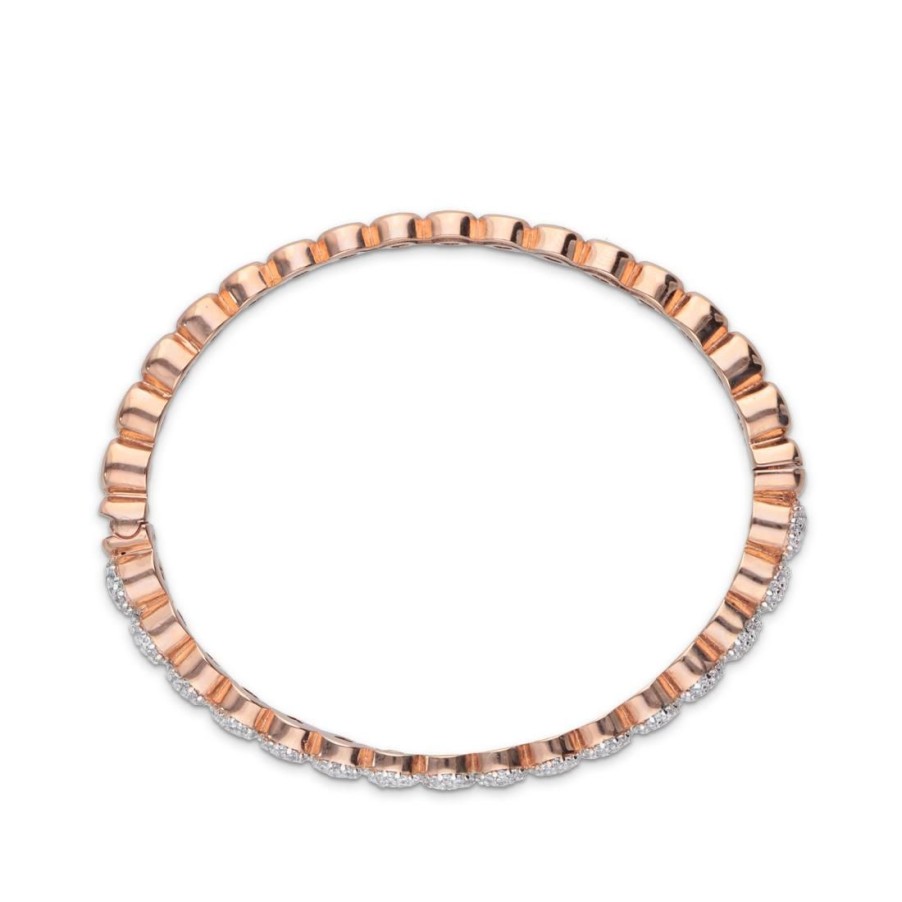 Gioielli BRONZALLURE | Bracciale Rigido Con Pave Di Zirconi